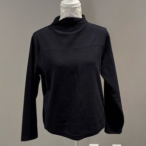 Black Fleece Mock neck Sweater from Robert Scott Sz. L